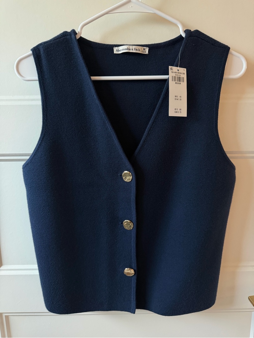 Abercrombie Vest NWT